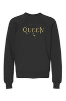 Youth Crewneck Queen Crewneck Sweatshirt.